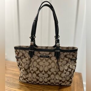 Brown & Tan Coach purse